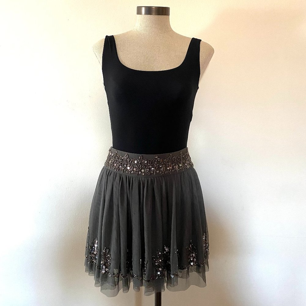 Suite Blanco Gray Skirt - Picture 6 of 12